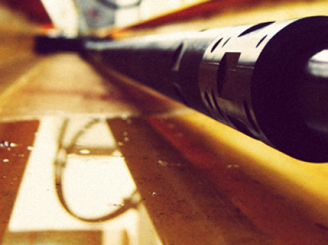 Tool Sitting In A Yellow Test Bed