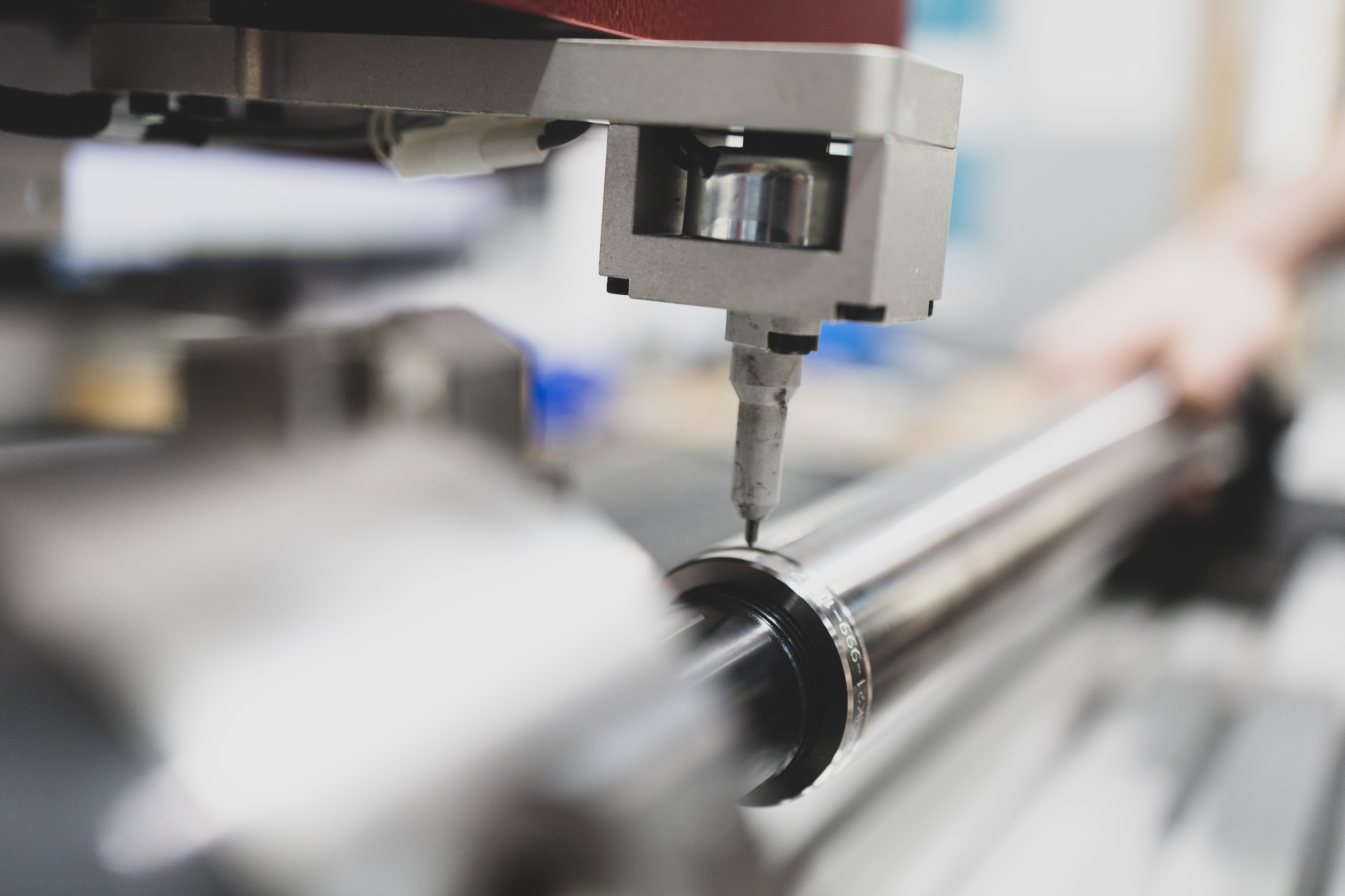 Close Up Of A Tool Being Engraved