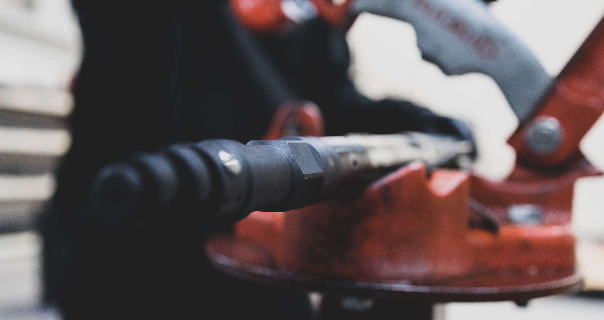 A Tool Resting In A Vice