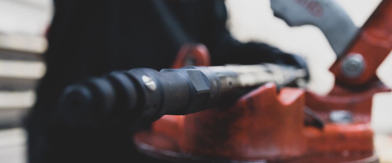 A Tool Resting In A Vice